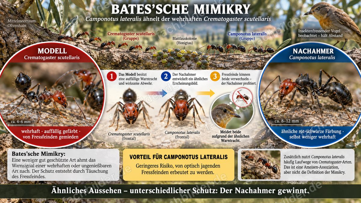 Bates'sche Mimikry bei Ameisen