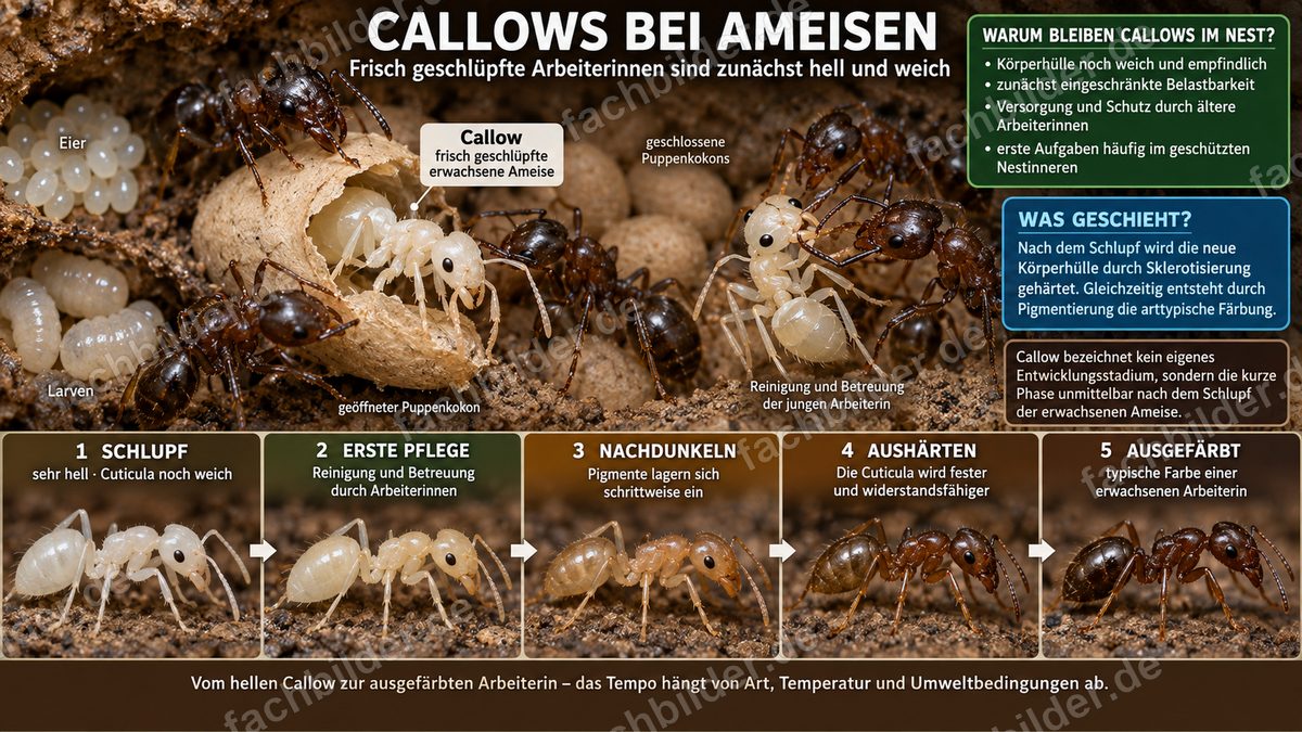 Callows bei Ameisen