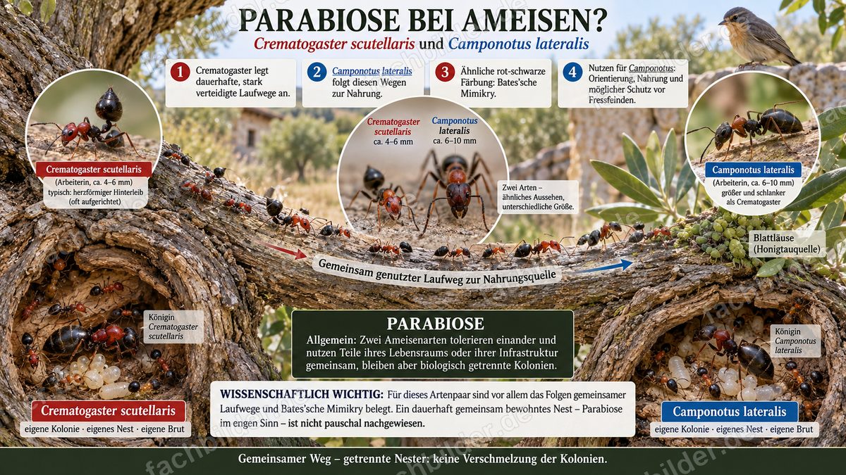 Parabiose bei Ameisen