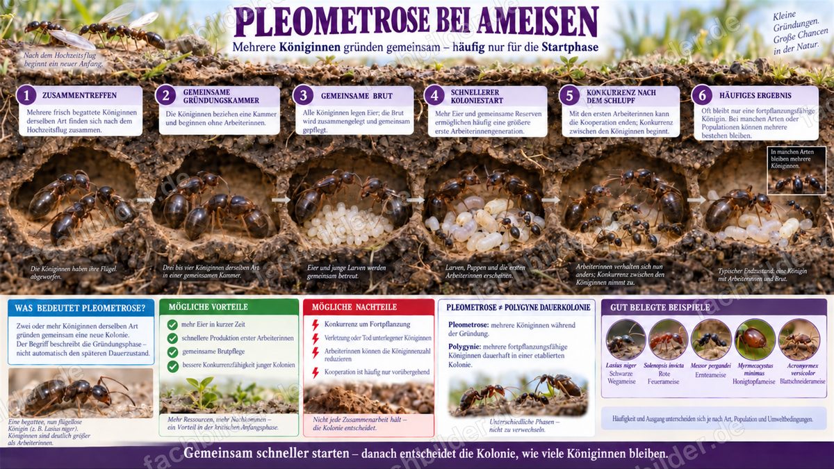 Pleometrose bei Ameisen