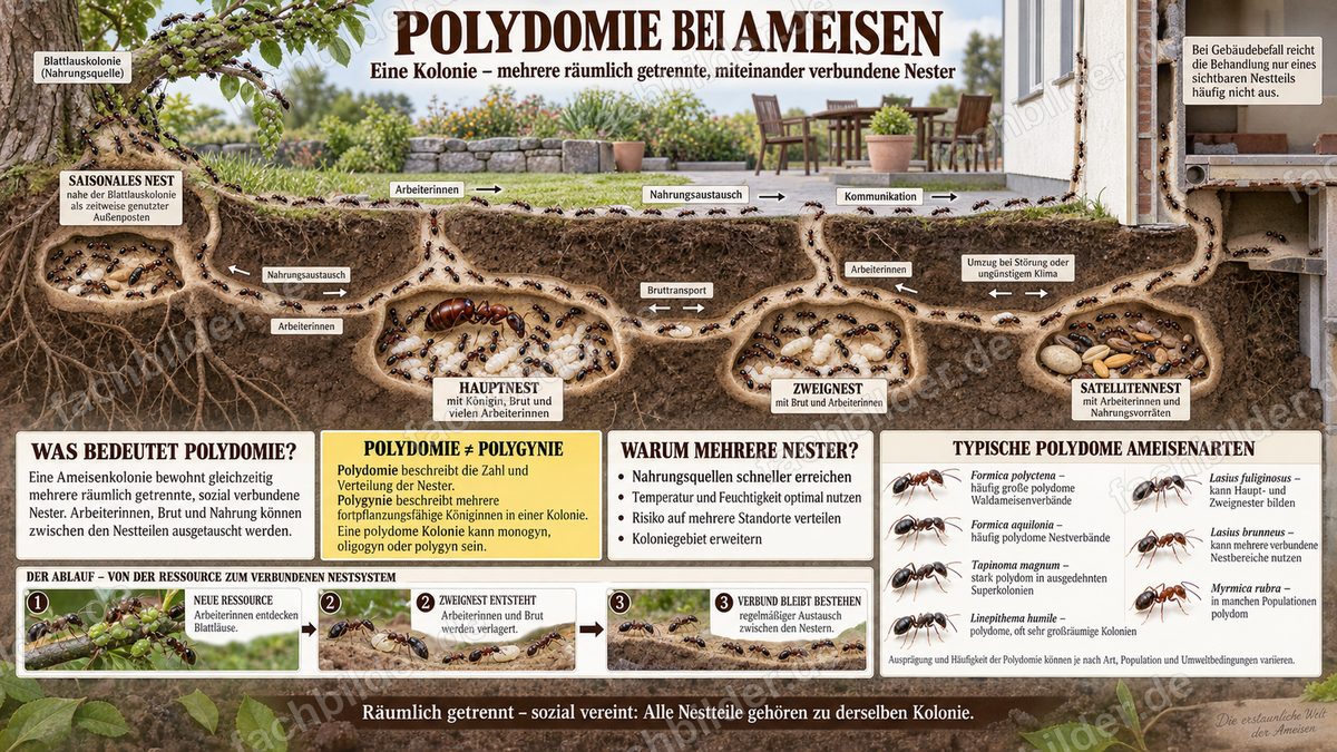 Polydomie bei Ameisen