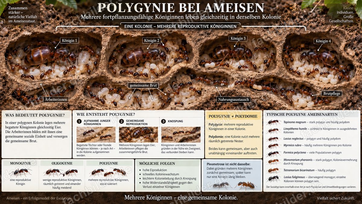 Polygynie bei Ameisen
