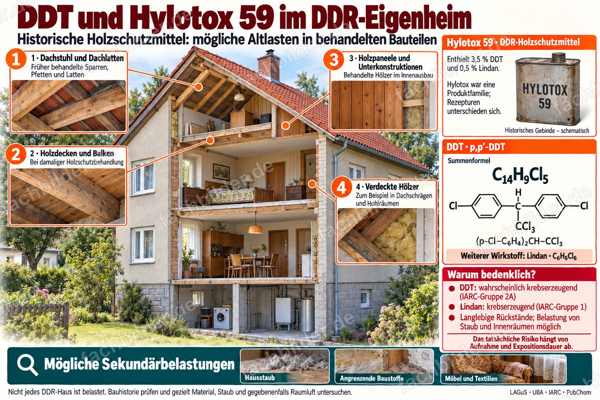 DDT und Hylotox 59 im DDR-Eigenheim