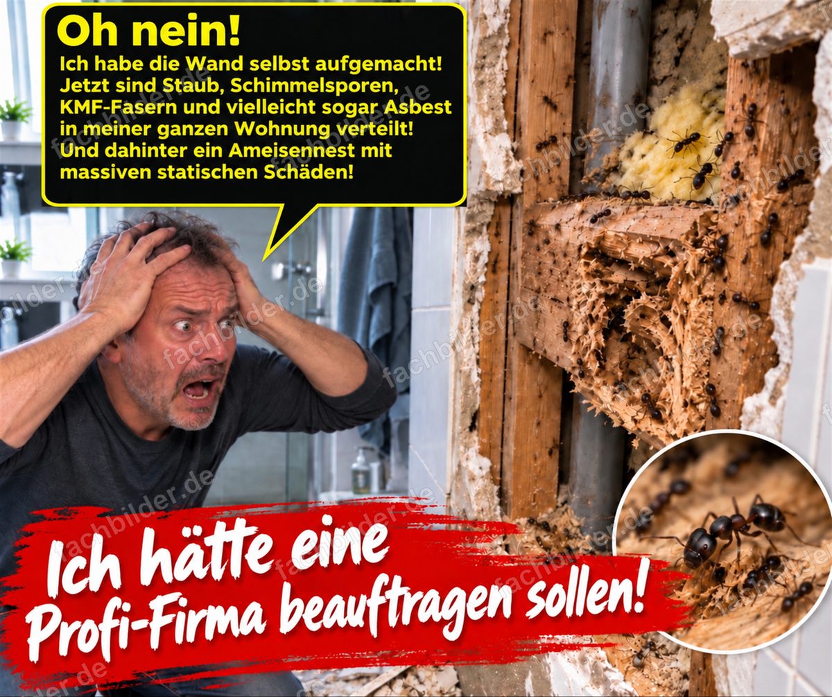 Holzameisen: oh nein