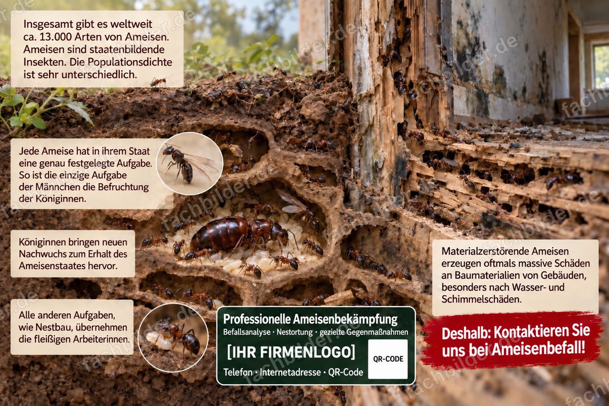 Holzameisen: Schädlingsbekämpfer dringend gesucht