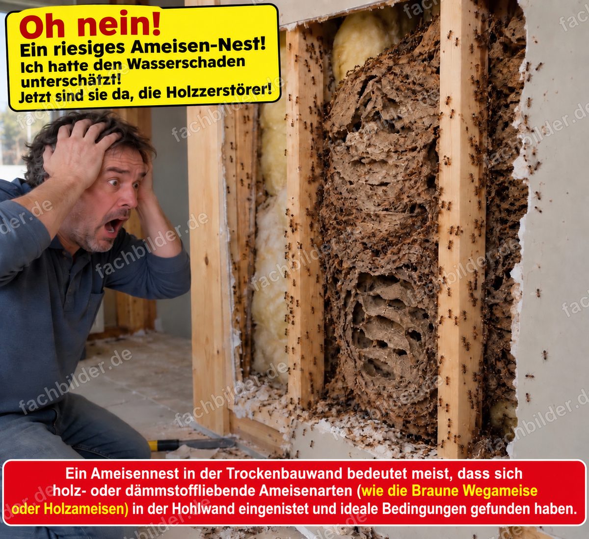 Lasius brunneus, die Braune Wegameise