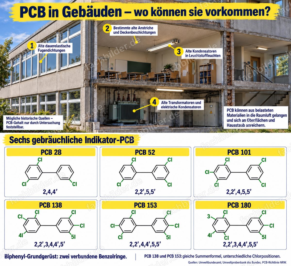 PCB in Gebäuden: wo können sie vorkommen?
