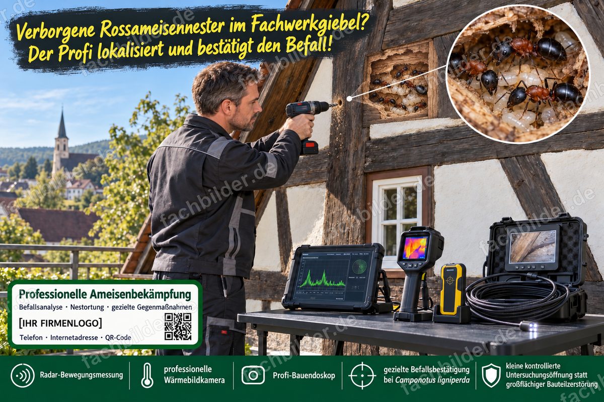 Profis bei der Nestsuche von Ameisen-Nestern