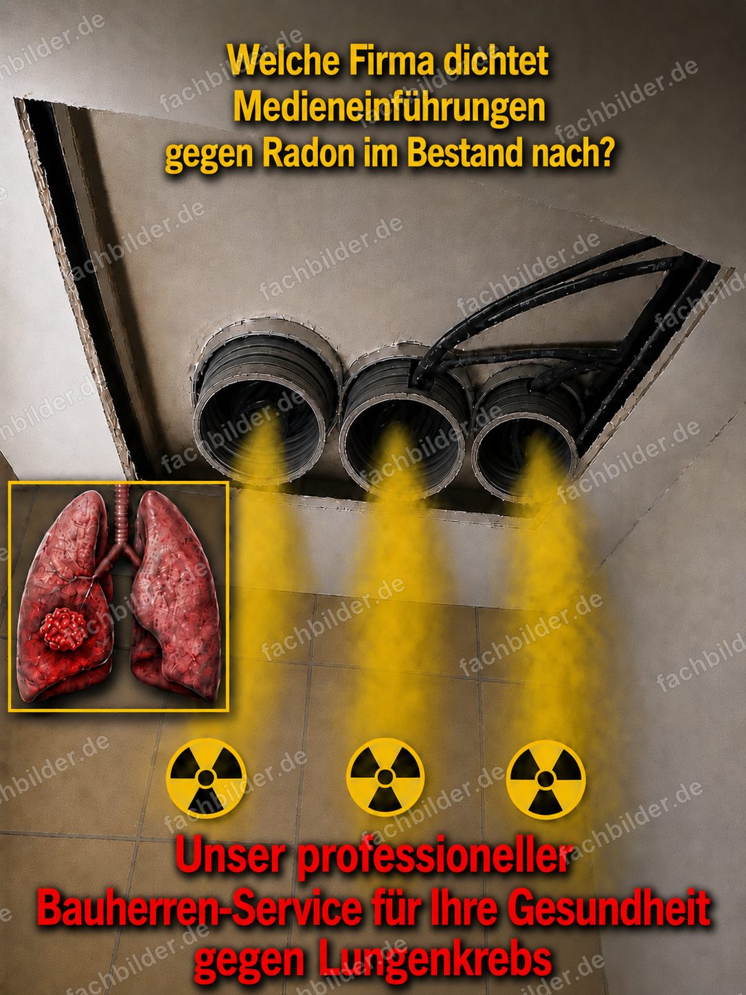 Radoneintritt im Bestand unterbinden