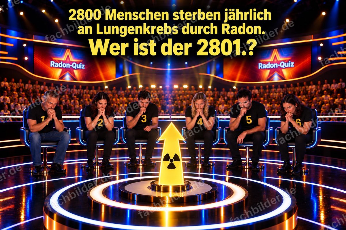 Radon-Quiz: 2800 Menschen sterben jährlich an Lungenkrebs durch Radon