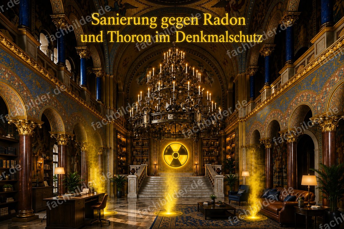 Sanierung gegen Radon und Thoron im Denkmalschutz